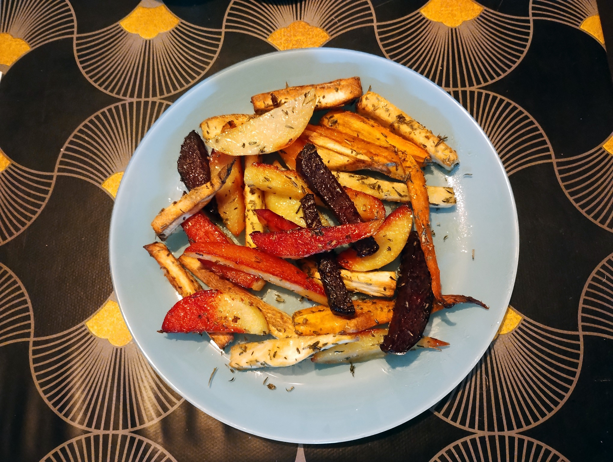 photo of a basket of mixed vegetables